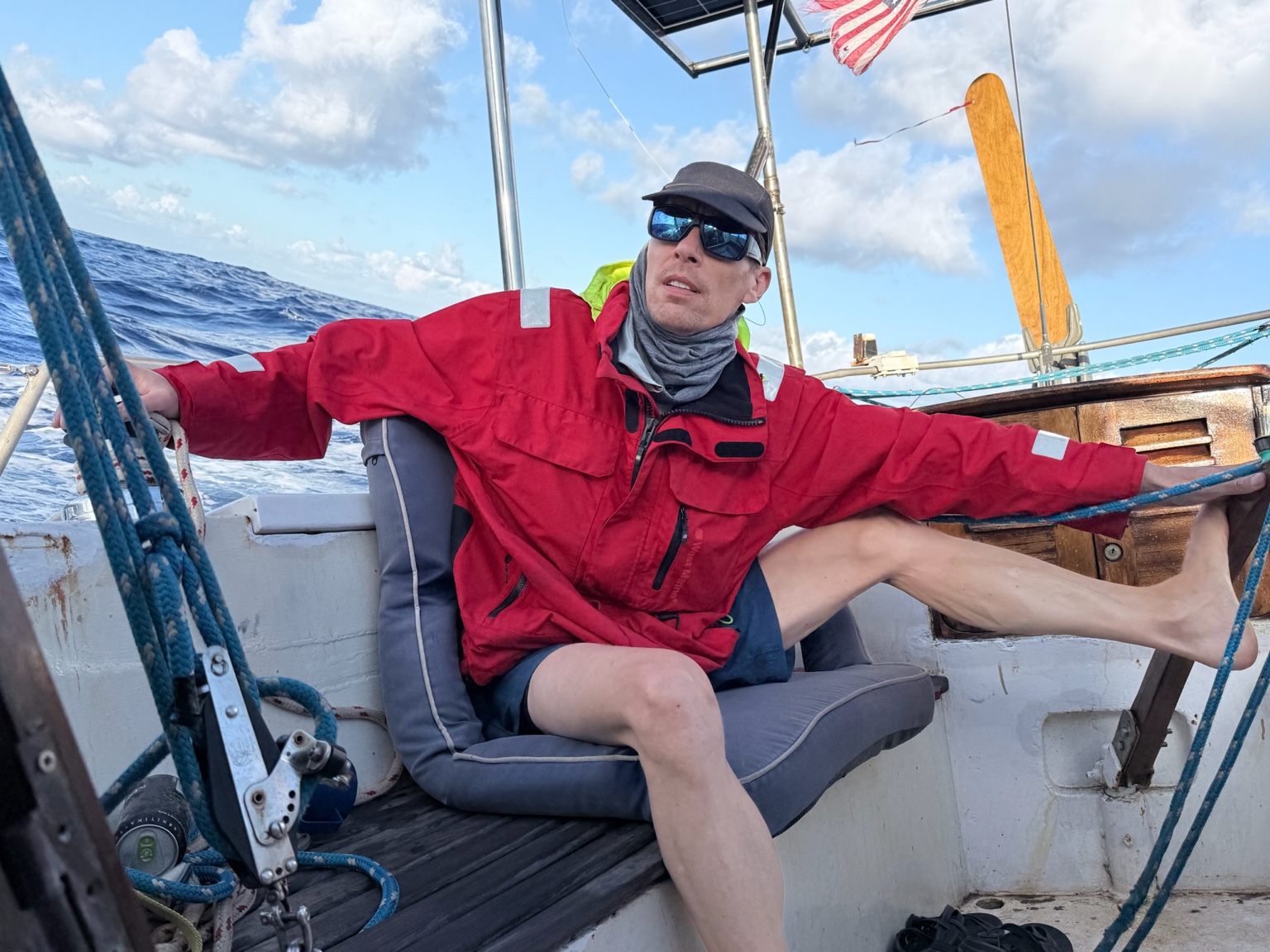 Captain Damian aboard